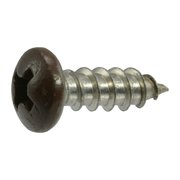 MIDWEST FASTENER Sheet Metal Screw, #8 x 1/2 in, Painted 18-8 Stainless Steel Pan Head Phillips Drive, 100 PK 09108